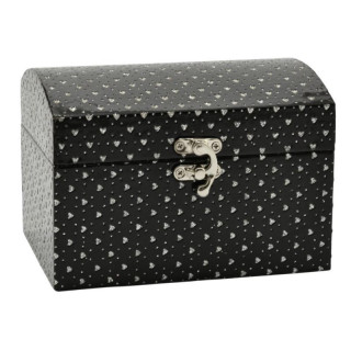 Kuferek 16x12x11cm KU01-CS czarny